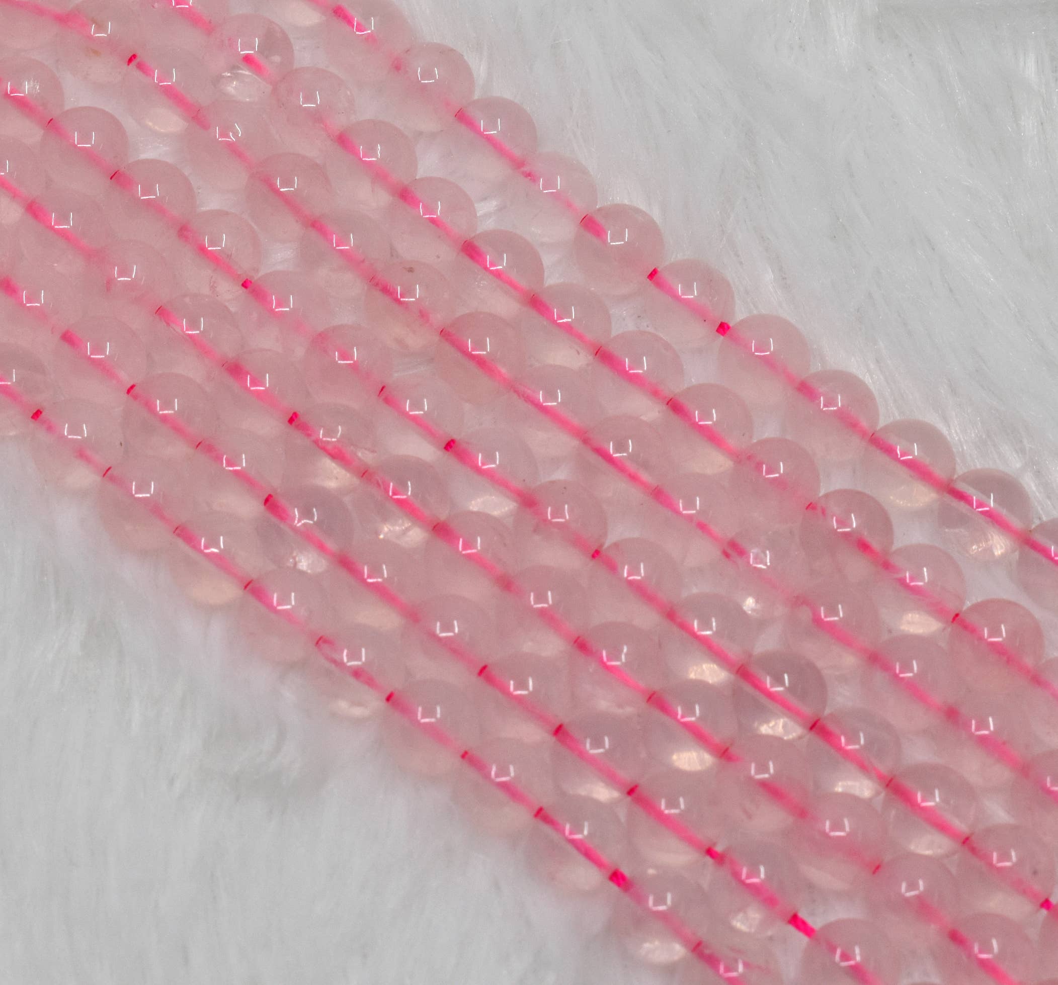 AK Healing Crystals - Wholesale Beads - Rose Quartz Round Beads, Crystal Bead Jewelry 4-12mm0