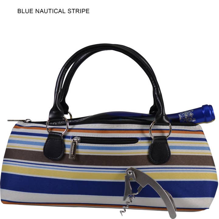 Primeware Inc. - Wholesale Wine Tote - Wine Clutch Carrier | Insulated Purse Classic Sassy