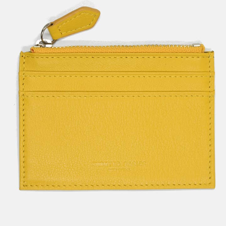 Curated Basics - Wholesale Card Holder - Unisex - Zipper Leather Cardholder