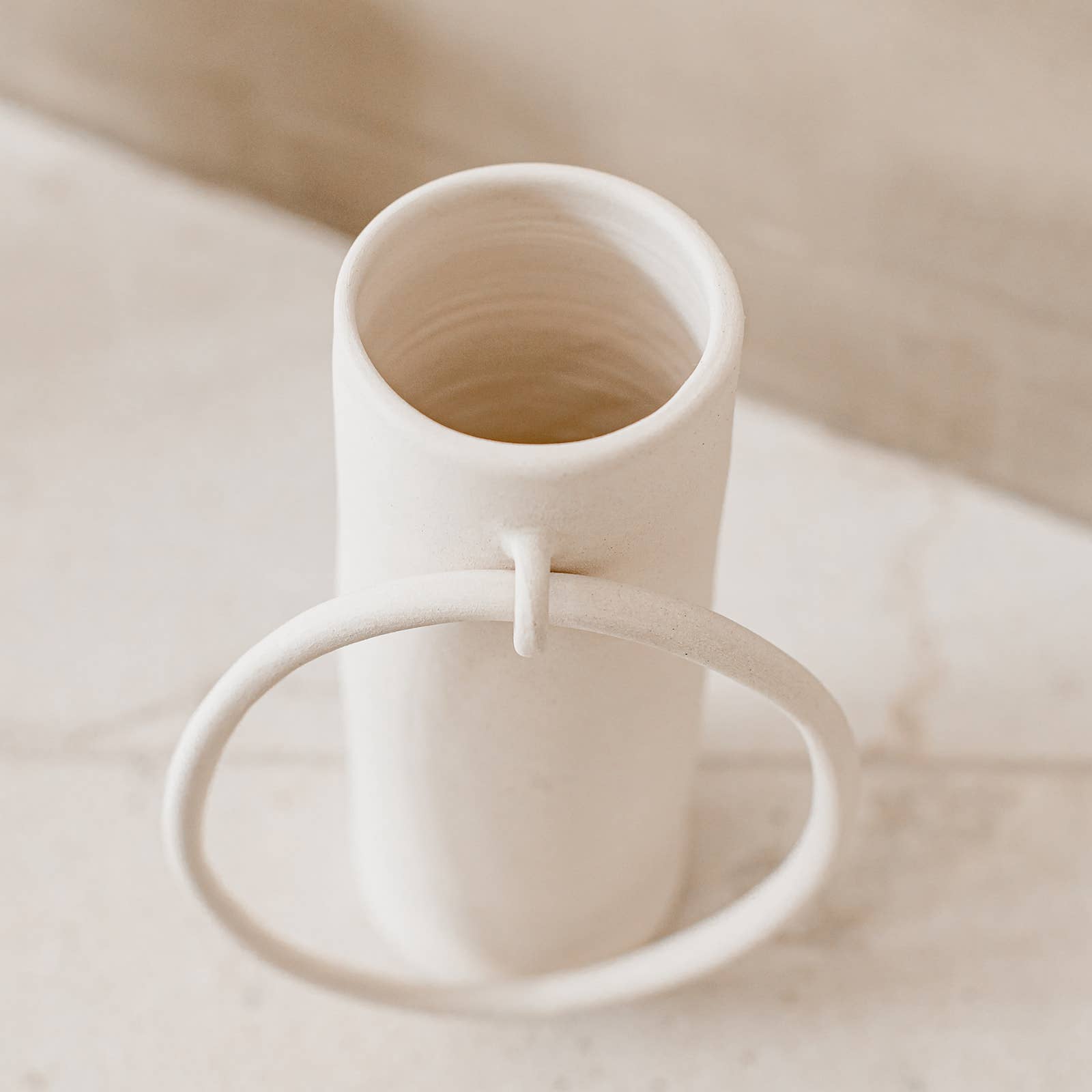 Claycraft - Wholesale Vase - Handmade raw fine ceramic soliflore vase design2