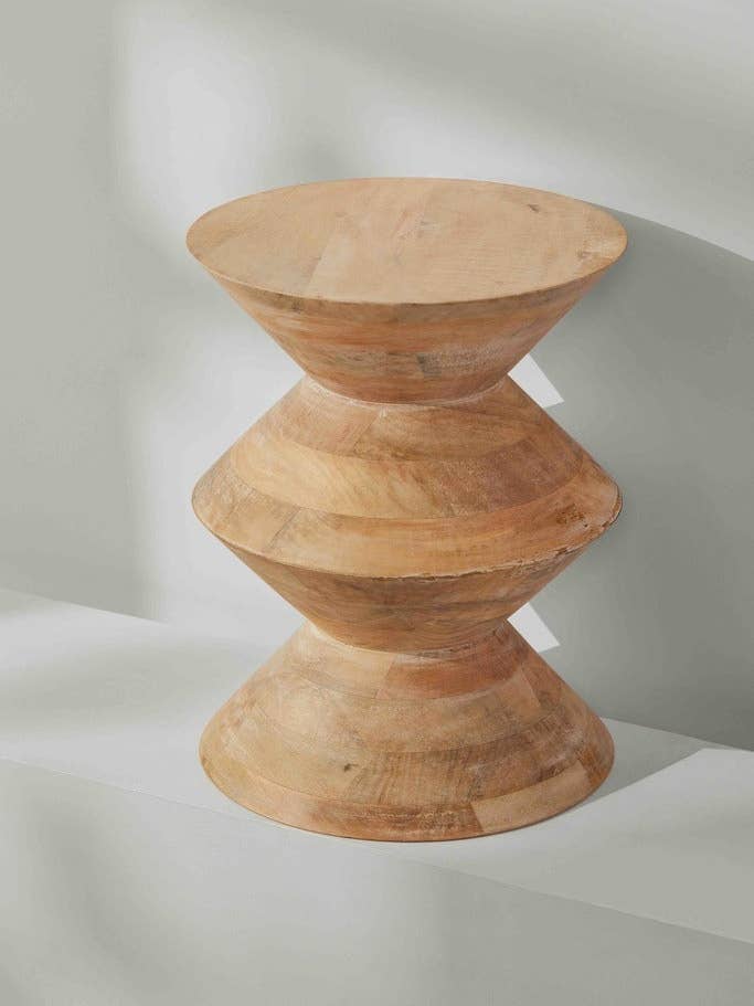 Nora Table / Stool | Wooden Designer Piece for wholesale by Tree Stripes