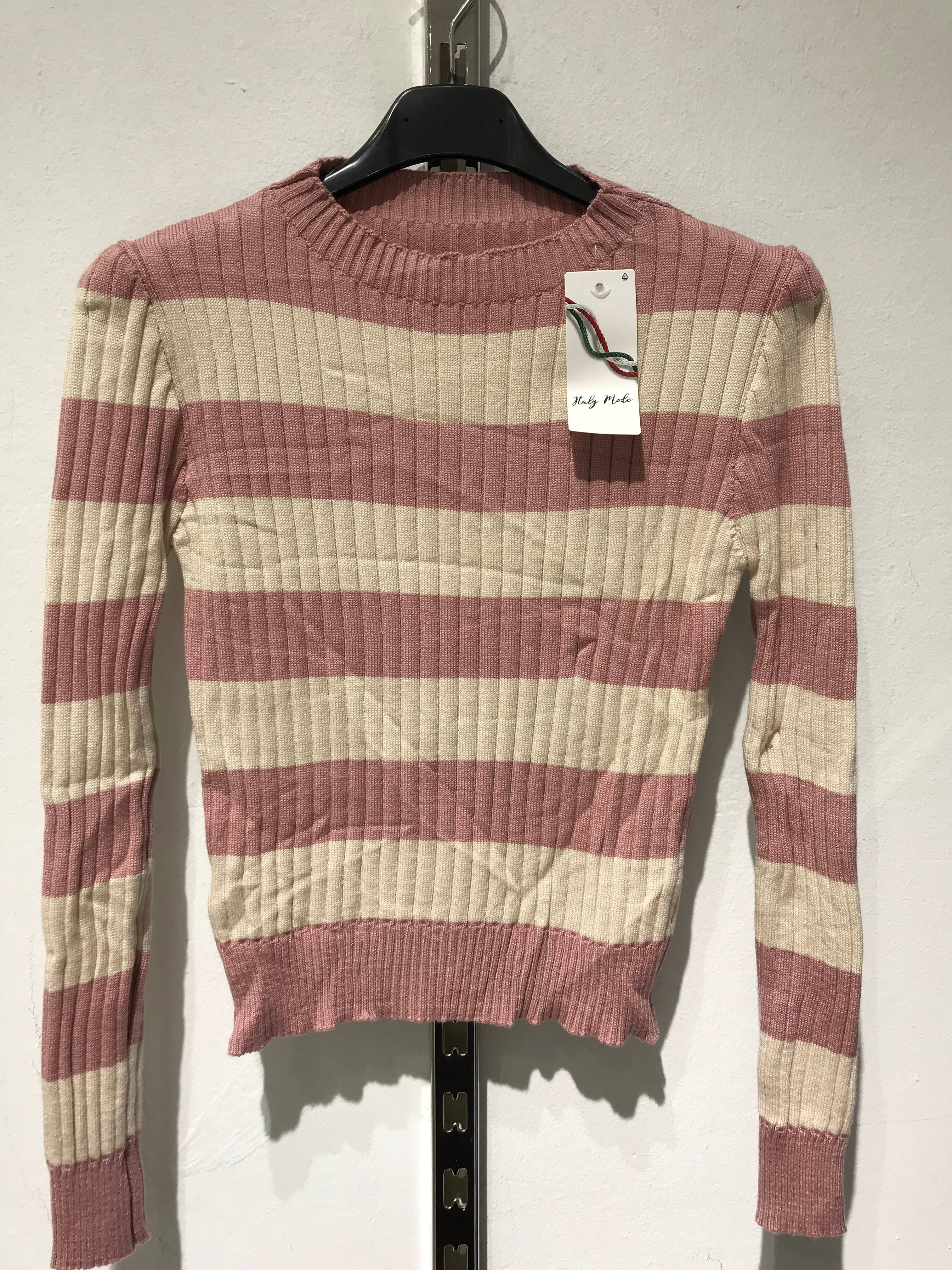 Only Yuan - Wholesale Knit Sweater - Women's - ref 24321 striped jersey7