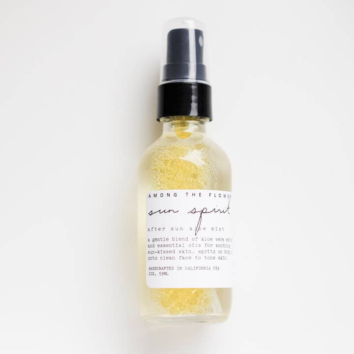 Among the Flowers - Wholesale Face & Body Mist/Water - Sun Spirit | Cooling Aloe Mist