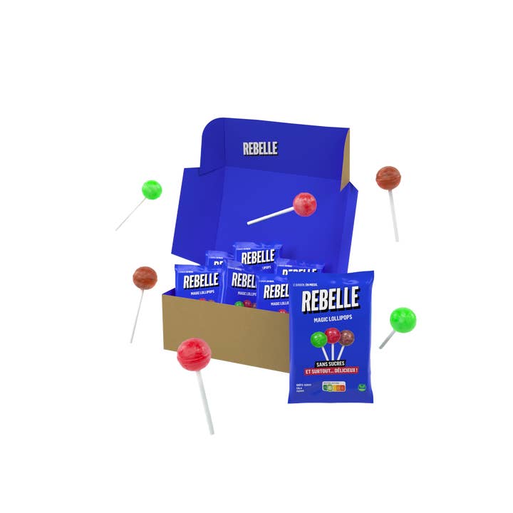 REBELLE – Großhandel Lollis – Zuckerfreie Lutscher