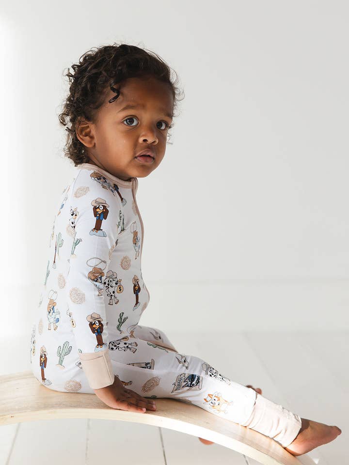 Blush Lotus - Vendita all'ingrosso Tutina - Neonati - Tumbleweed Tails - Cane Cowboy di Bambù Zippy1