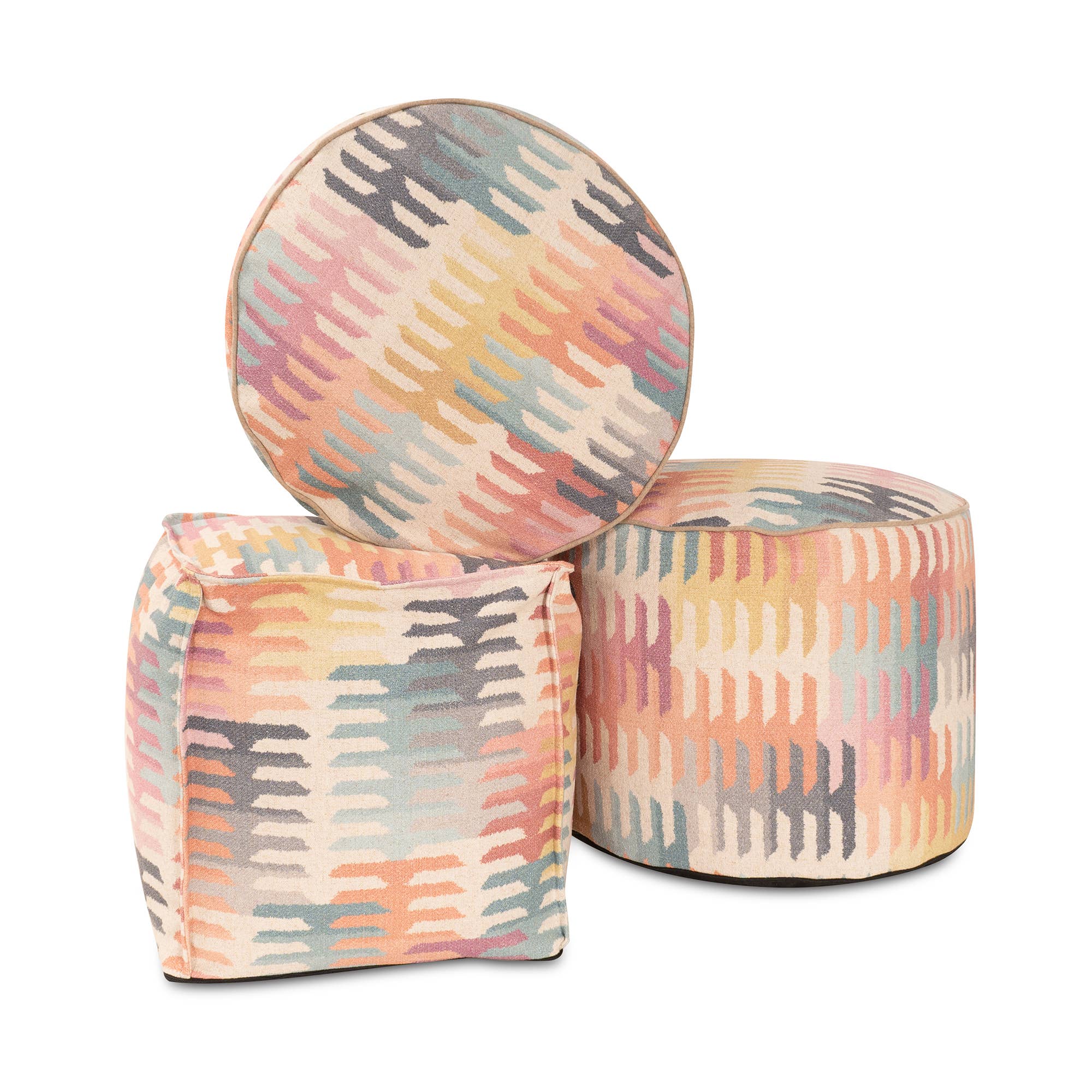 Howard Elliott on Faire - Vente Repose-pieds - Collection Multi Pouf Navajo2