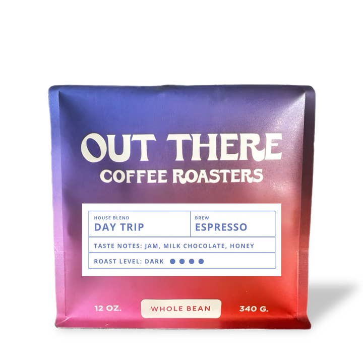 Day Trip Espresso for wholesale by Out There Coffee Roasters