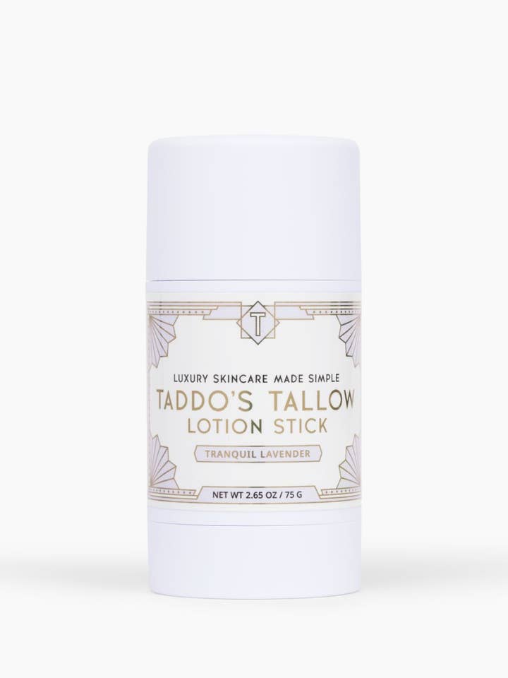 Tranquil Lavender Tallow Lotion Stick for wholesale by Taddo’s Tallow