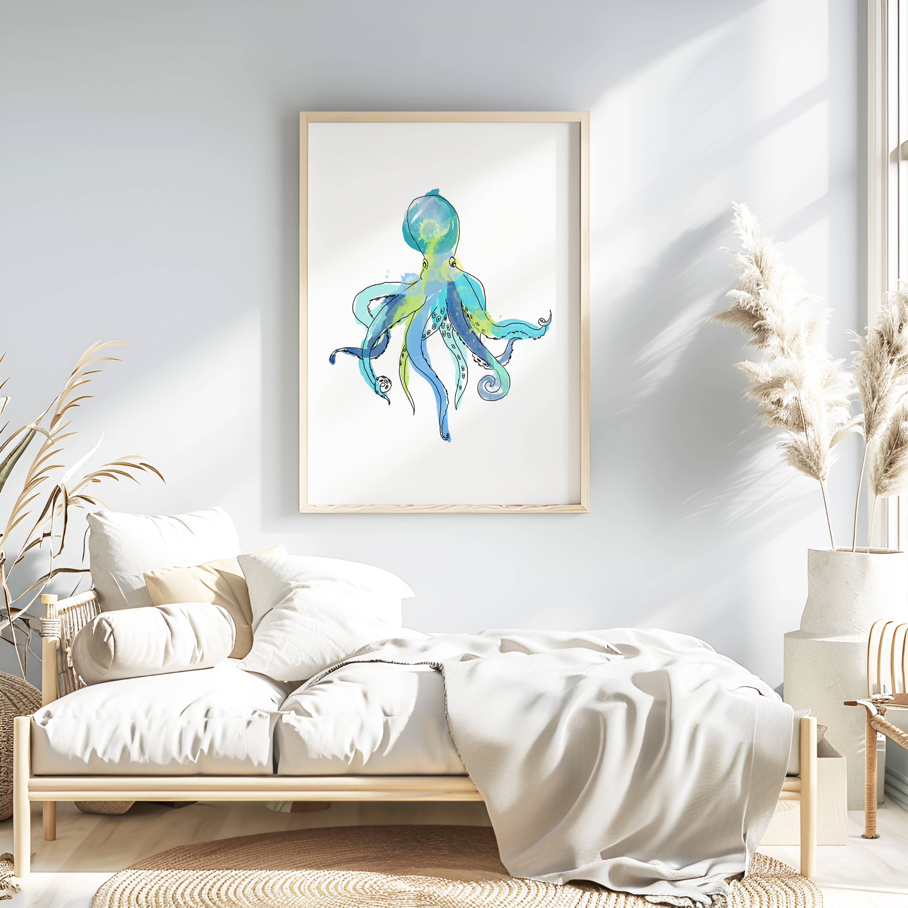 M Design Studio Gifts - Wholesale Art Print - Octopus Art Print0