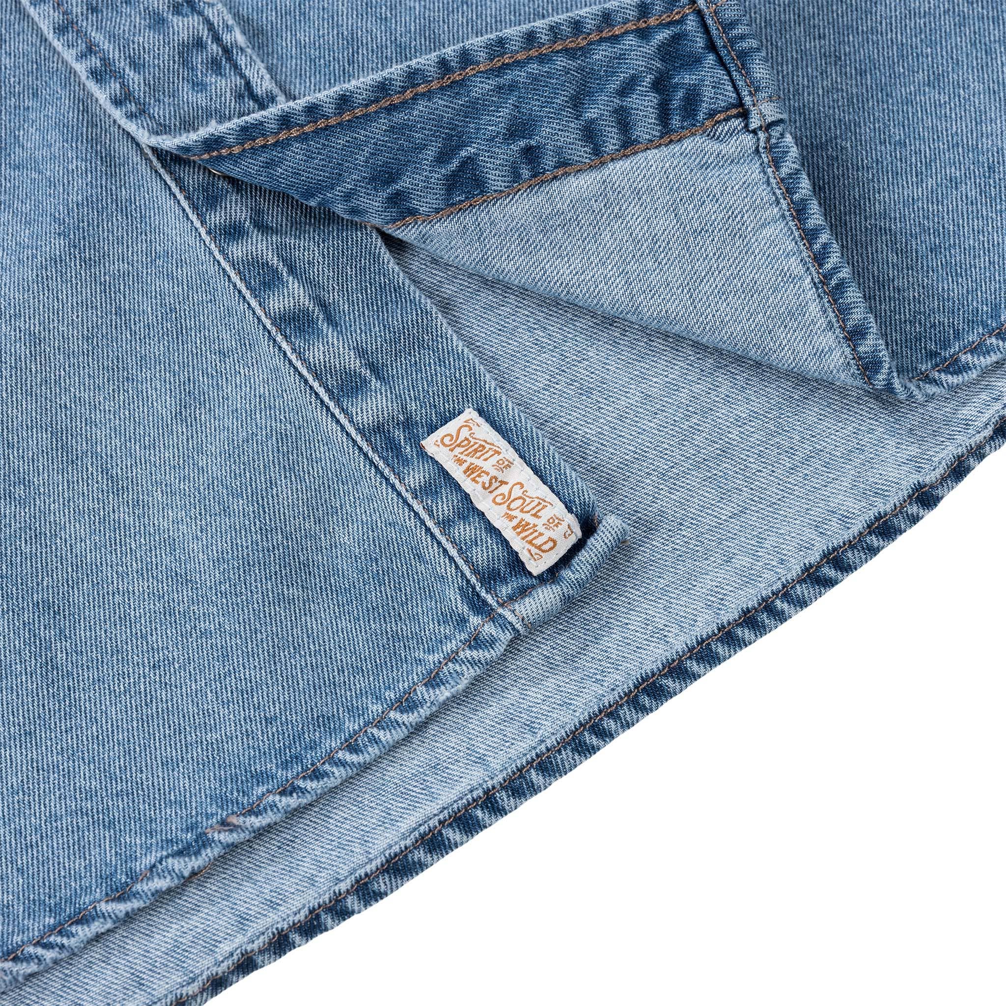 Vintage Denim The Wyatt Pearl Snap Short Sleeve for wholesale on Faire3