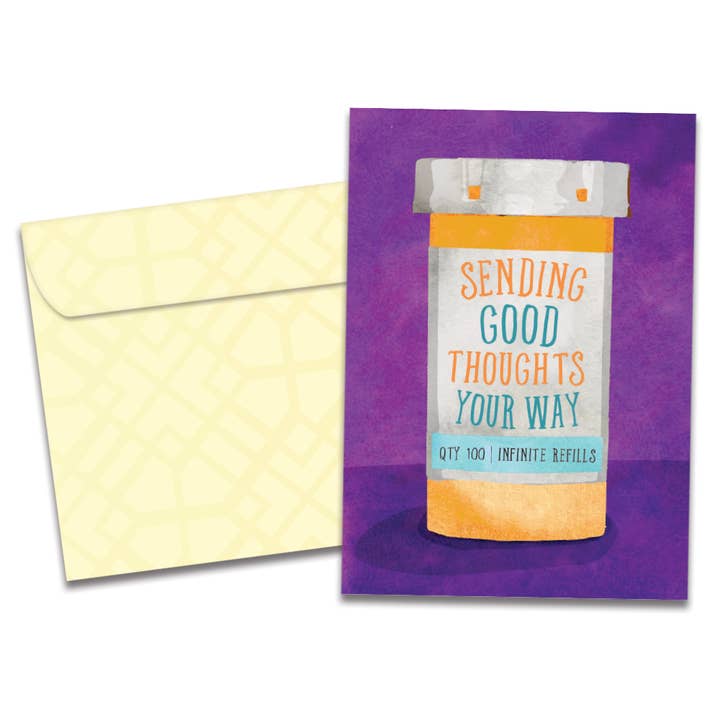 Good Thoughts Prescription Get Well 6 Pack 20831 for wholesale by Tree-Free Greetings