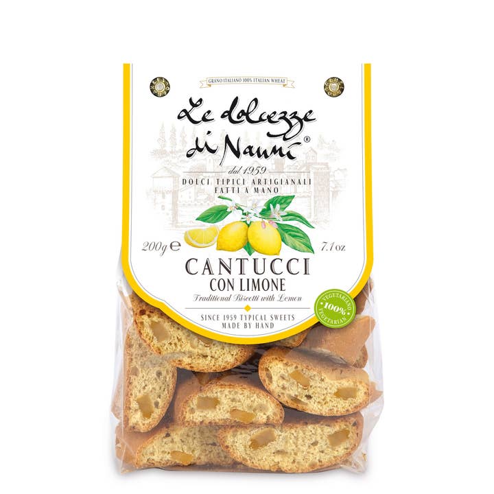 Le Dolcezze di Nanni - Wholesale Cookie - 5015_Cantuccini with lemon, traditional handmade in Italy, Tuscany