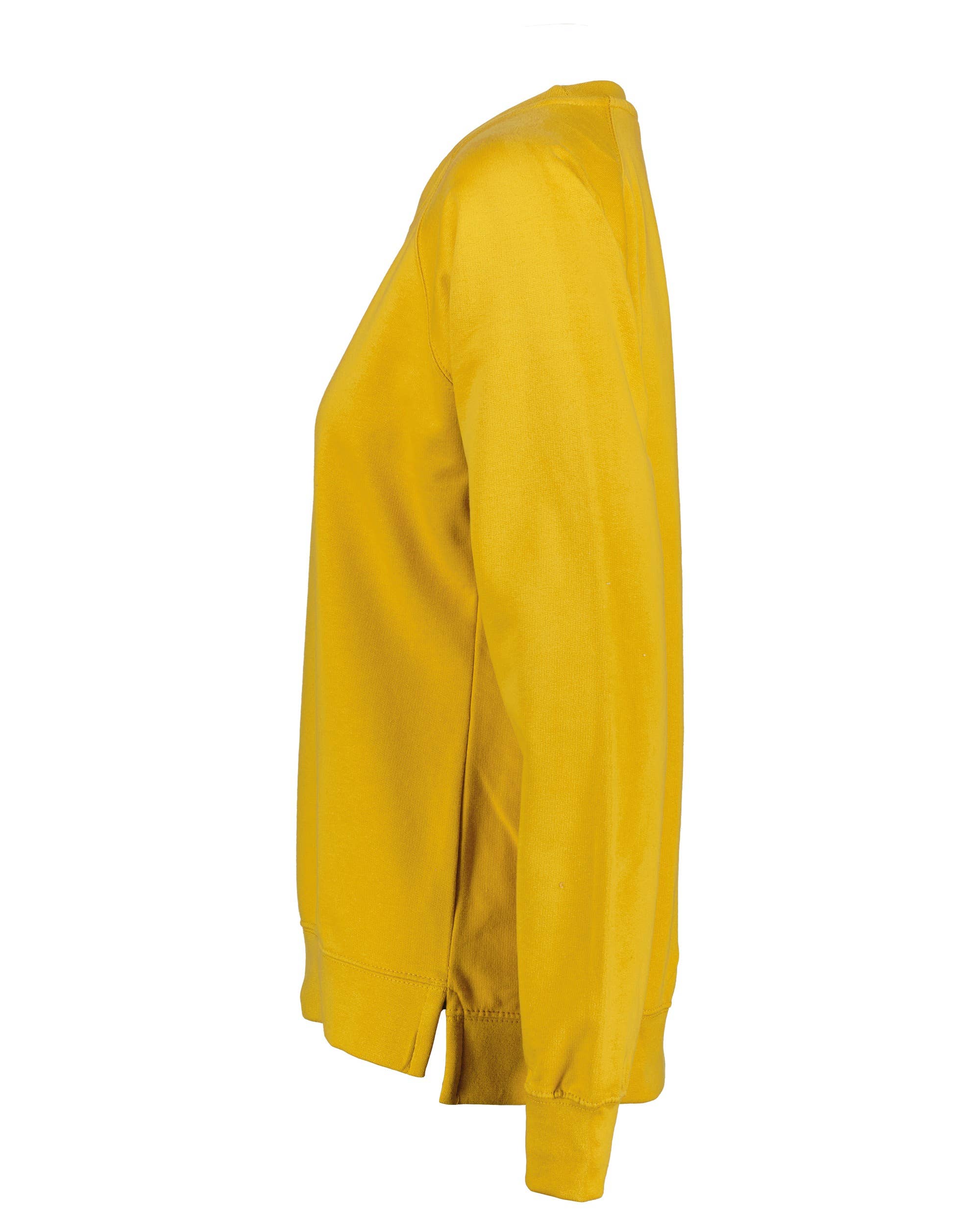 MT Brand Apparel - Wholesale Graphic Sweatshirt - Women's - In A Good Place 'Woodsy' Customizable Hi/Low Crew Pullover4