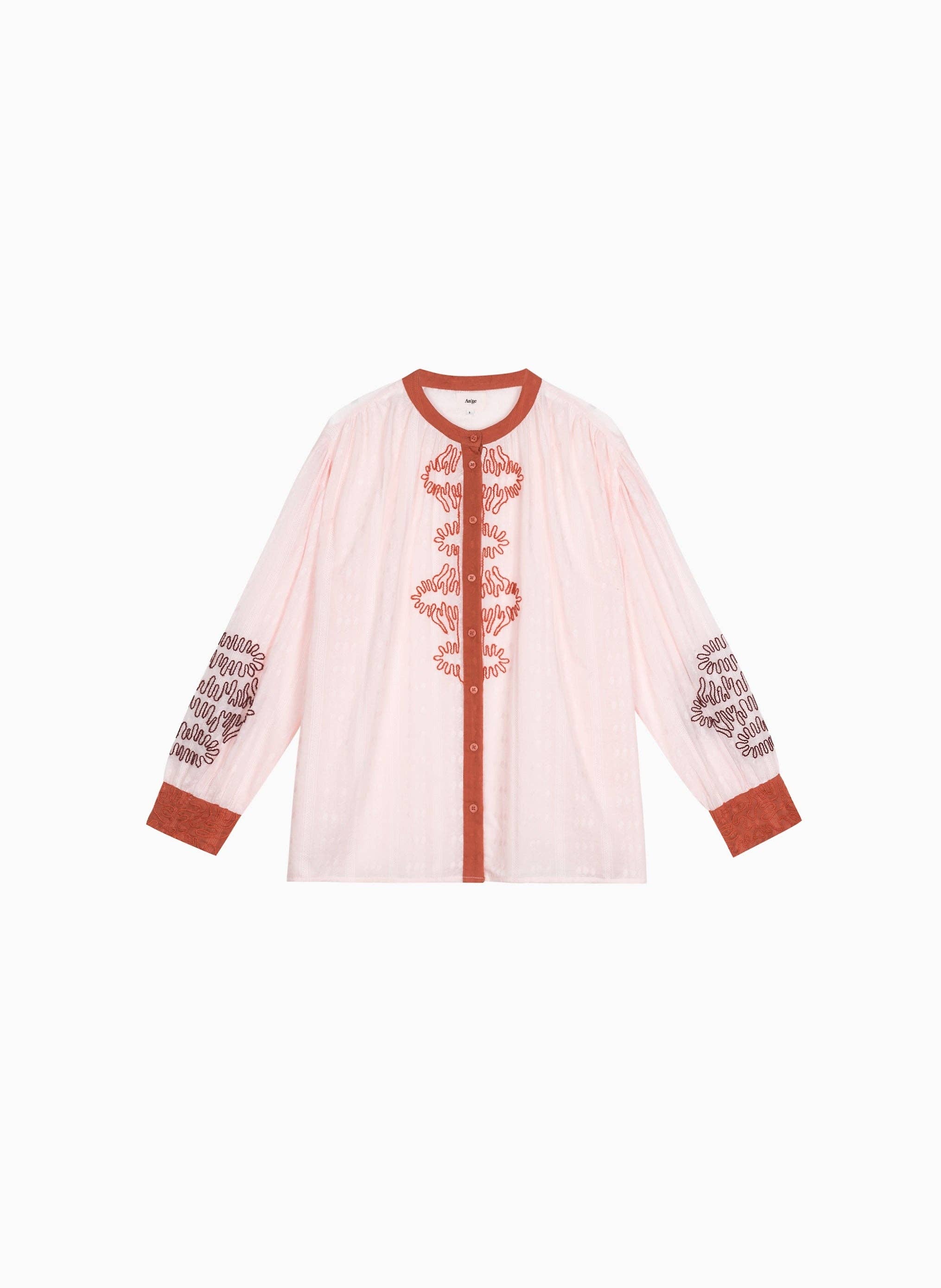 An'ge - Venta al por mayor Camisa con botones - Mujer - Blusa SISKA rosa6