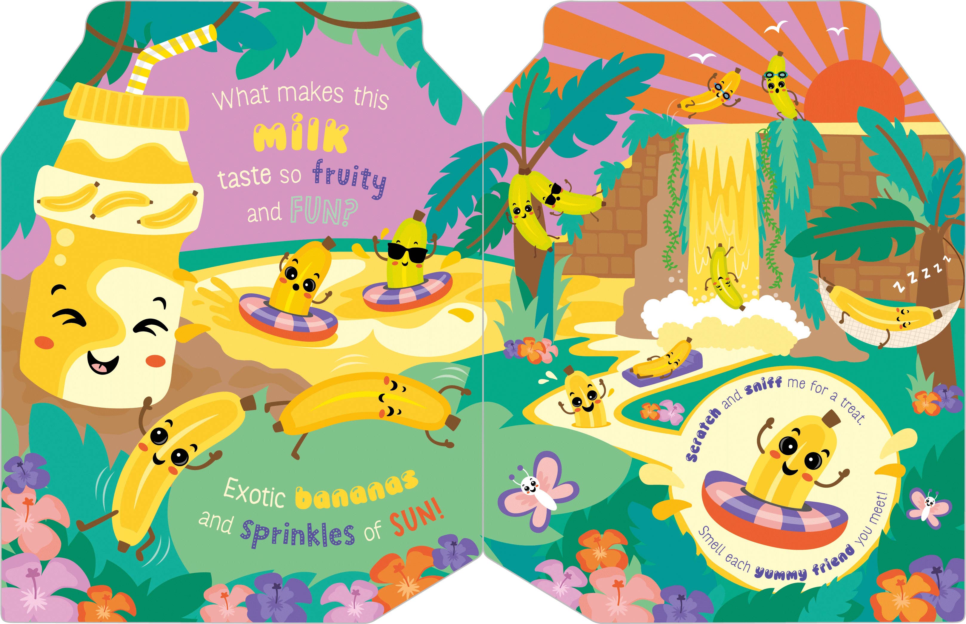 Make Believe Ideas – wholesale Pre-school book (3–5) – Strawberry Milk Scratch and Sniff Book2