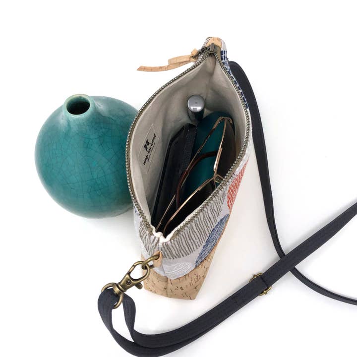 mmb by hand - Wholesale Crossbody Bag - Women's - Organic and Cork Mini Crossbody1