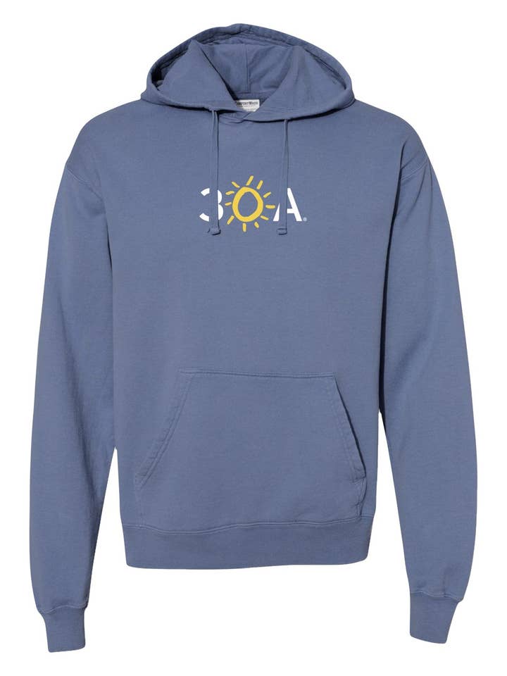 30A Gear - Wholesale Hoodie - Unisex - 30A Logo Comfort Wash Hoodie