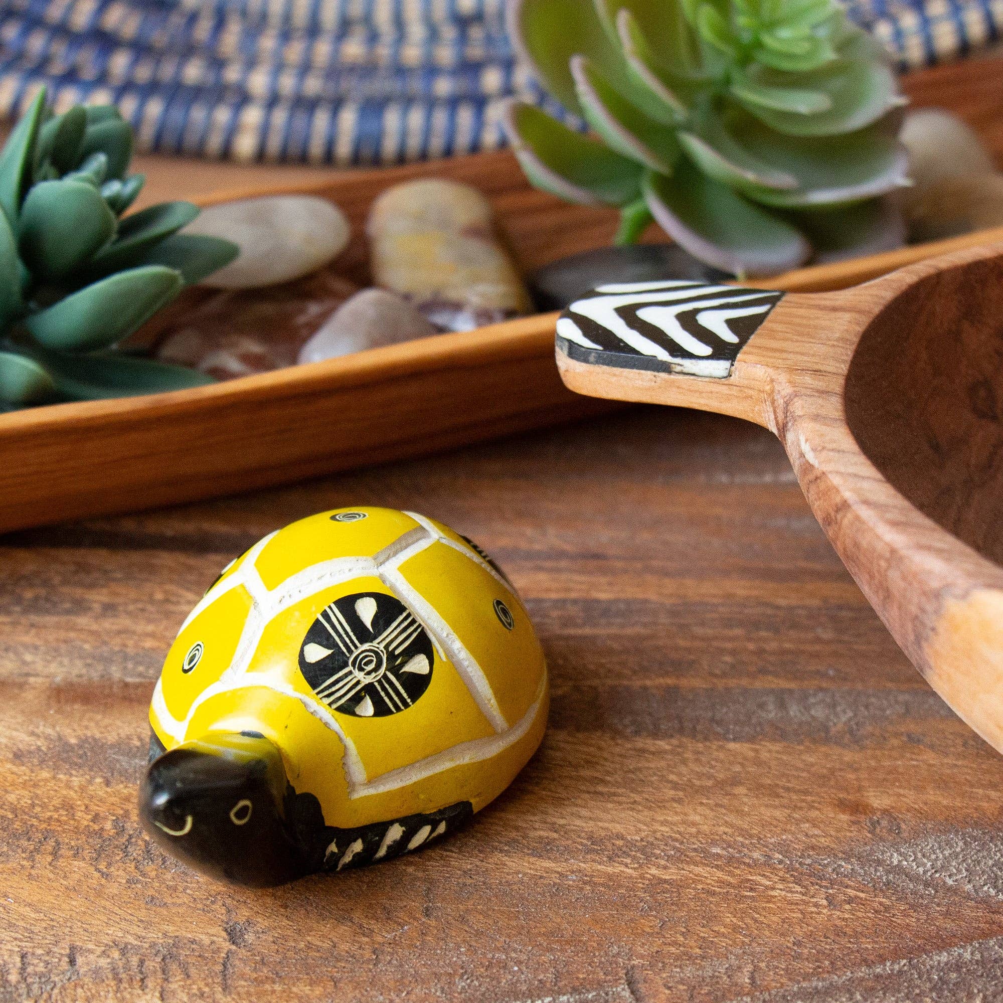 Global Crafts – Engroshandel Pyntefigur – Enkelt Sæbestensskildpadder - 3,5 tommer14