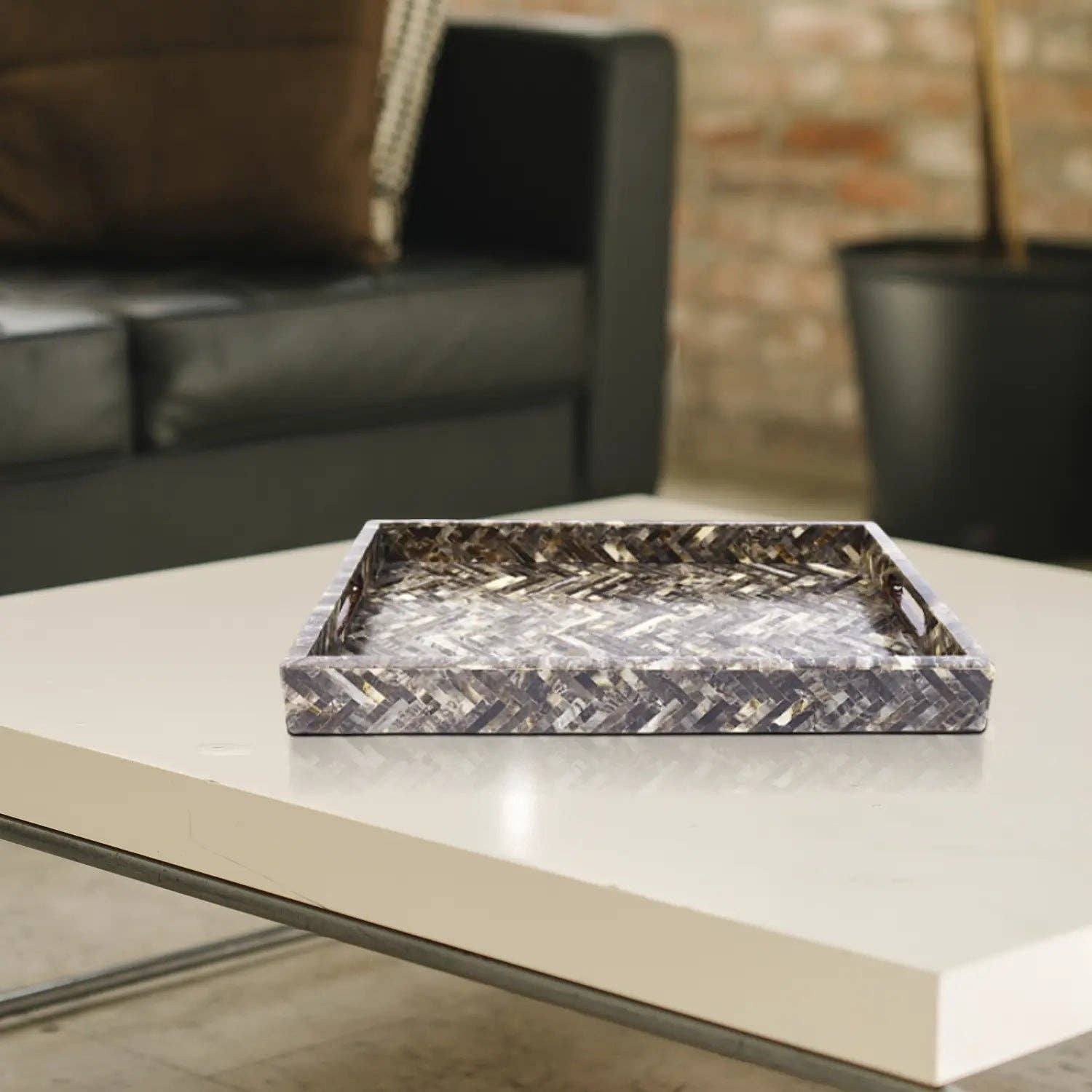 Muqeem & Brothers - Wholesale Decorative Tray - Decorative Trays Discovery Fantazia Resin Inlay Collection1