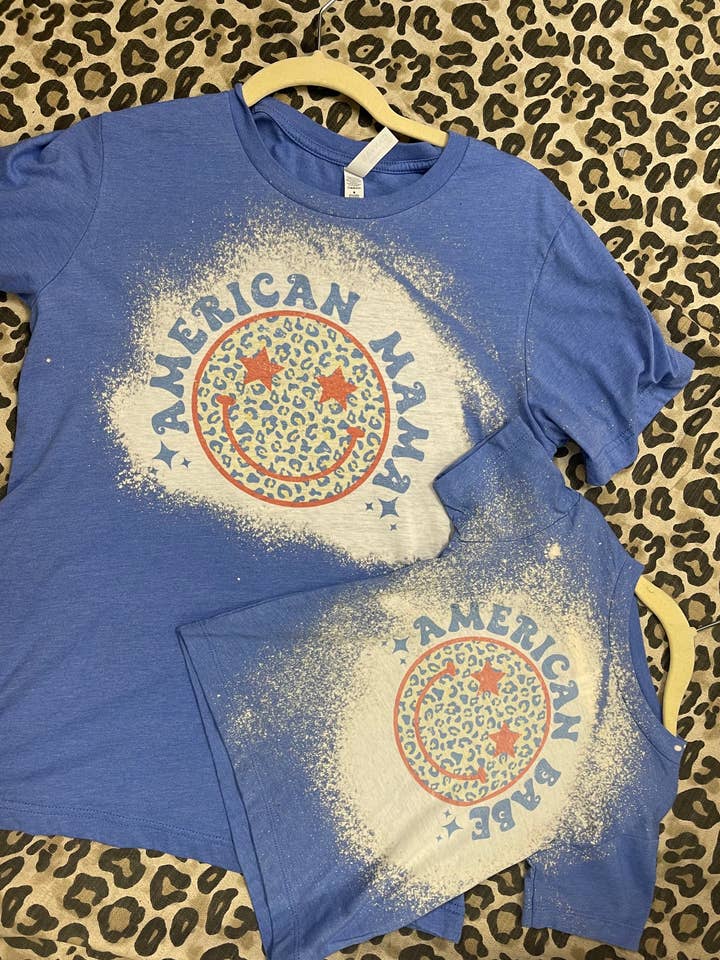 American Mama Smiley for wholesale by Grace N Grit Designs