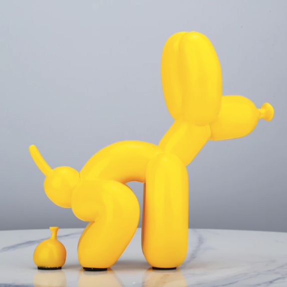 IVORE.GROUP (We cover All Import duty) - Wholesale Decorative Figurine - Poop Balloon Dog Statue4