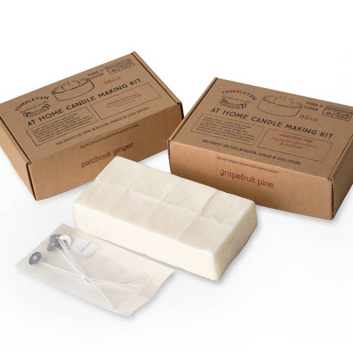 Himalayan Candles - Wholesale Jar/Filled Candle - Himalayan Handmade Candles 32 oz, Candle Refill Kit1