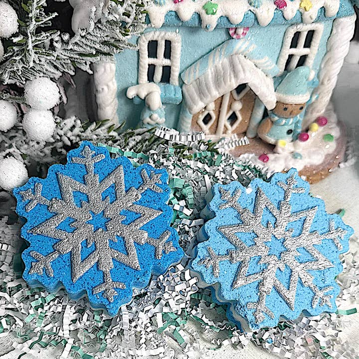 Mandatory Me Time - Wholesale Bath Bomb/Fizz - Sweet Snowflake Shaped Bath Bomb