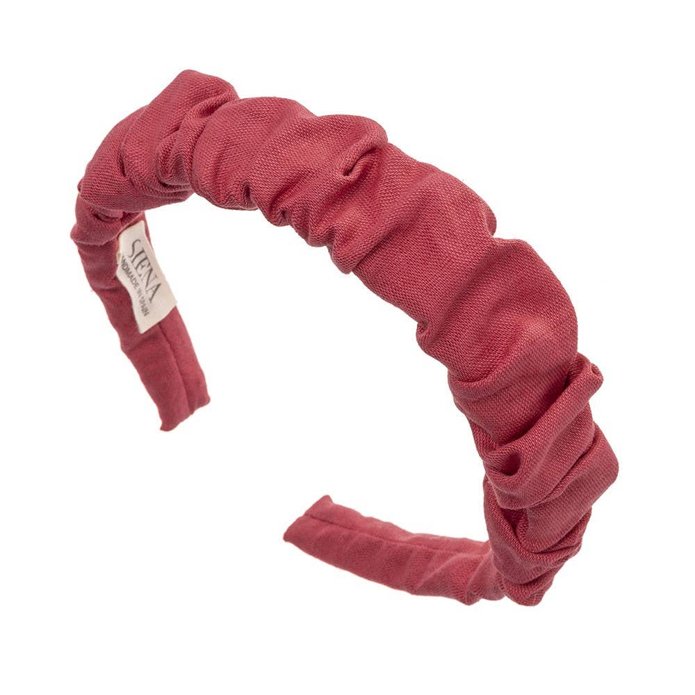 Siena Hair Accessories – Bandana - Mulher por atacado – Turbante de linho franzido feito à mão12