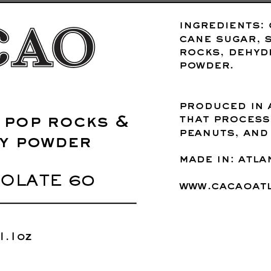 Cacao - Wholesale Chocolate bar - SPRINKLES | POP ROCKS | STRAWBERRY POWDER 60% DARK CHOCOLATE BAR1
