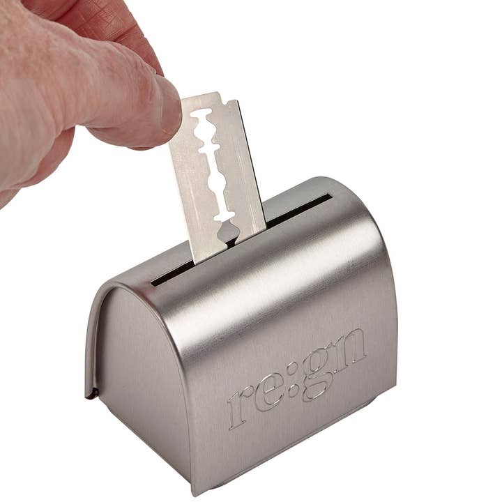 re:gn Safety Razor Blade Disposal Tin for wholesale by Re:gn