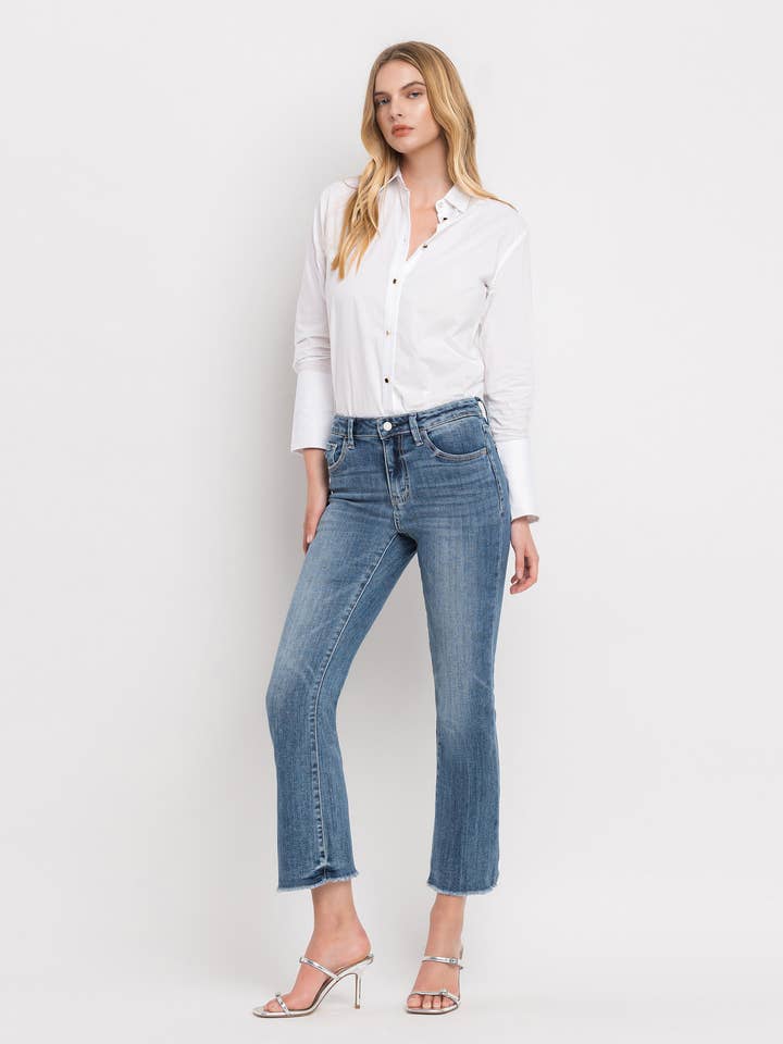 Virtuous HIGH RISE KICK FLARE JEANS LV1054 for wholesale on Faire11