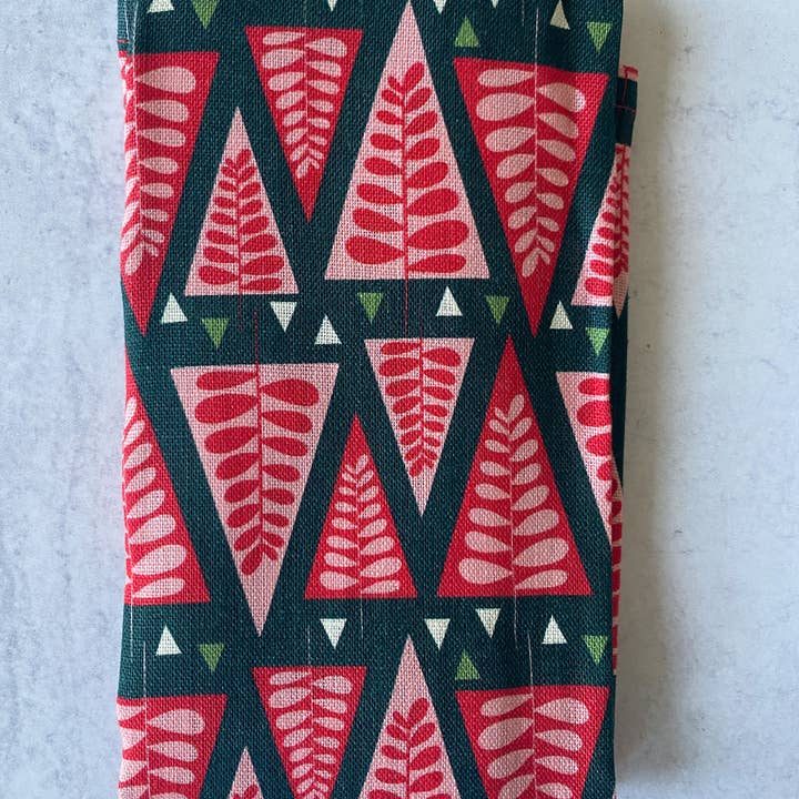 Rebecca Jane Woolbright - Wholesale Tea Towel - Tree Farm Tea Towel - Holiday Kitchen Linen & Decor5