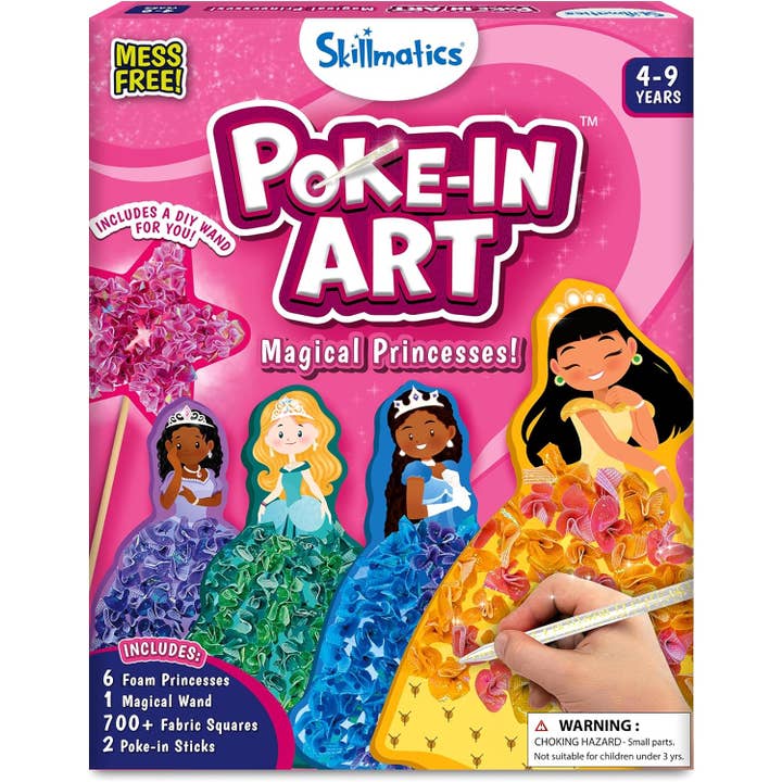 Skillmatics Poke in Art Magical Disney Princesses for wholesale by Skillmatics