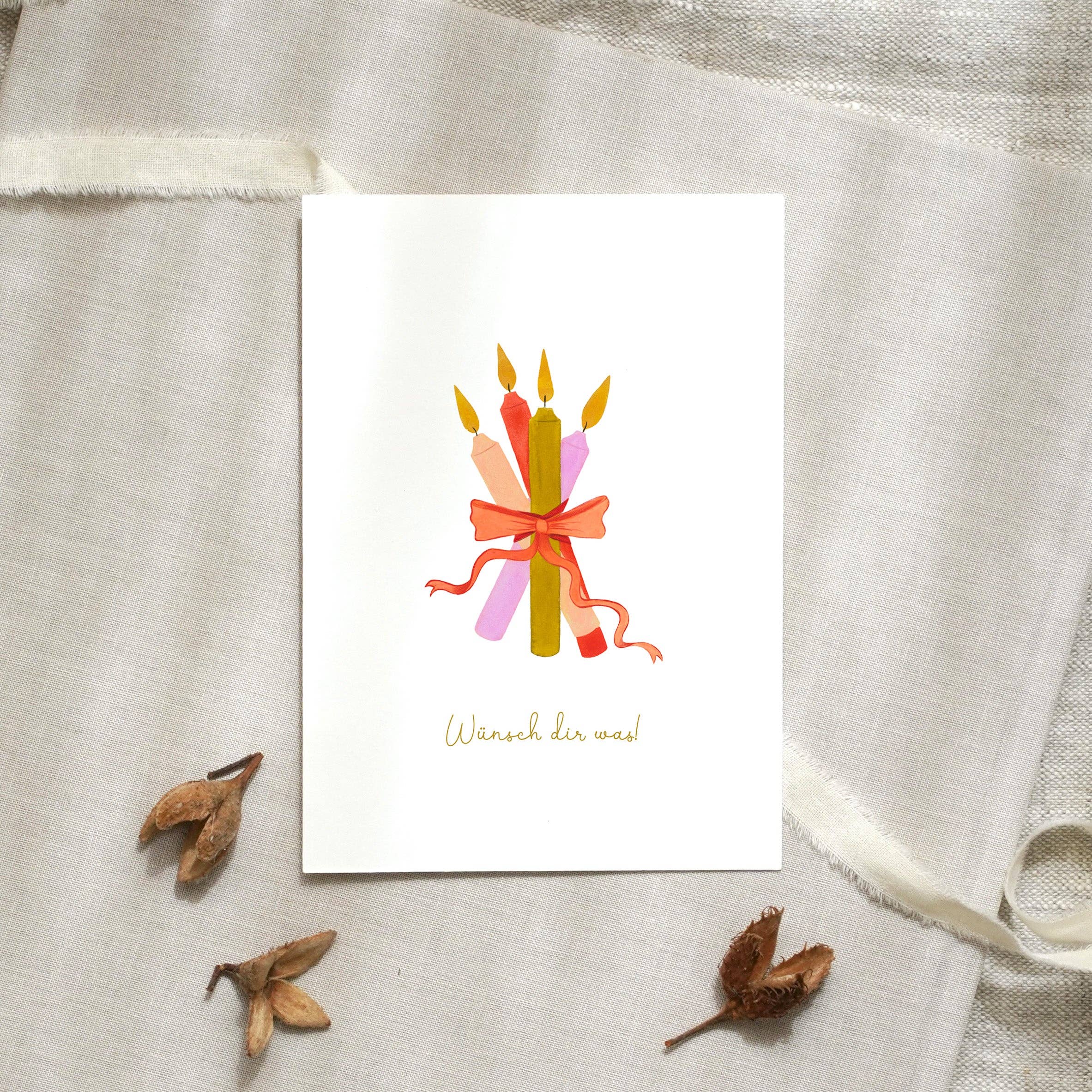 Leo La Douce GmbH - Venta al por mayor Tarjetas de cumpleaños - Tarjeta postal · Velas de cumpleaños6