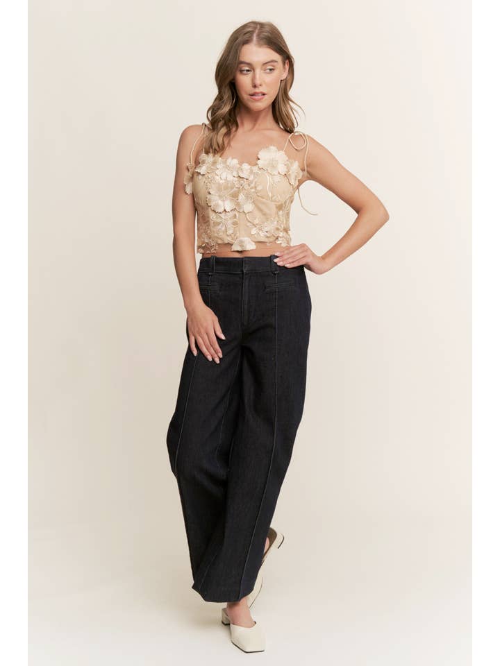 Sweet Generis - Wholesale Tanktop - Dames - Top met 3D bloemenborduursel en corset20