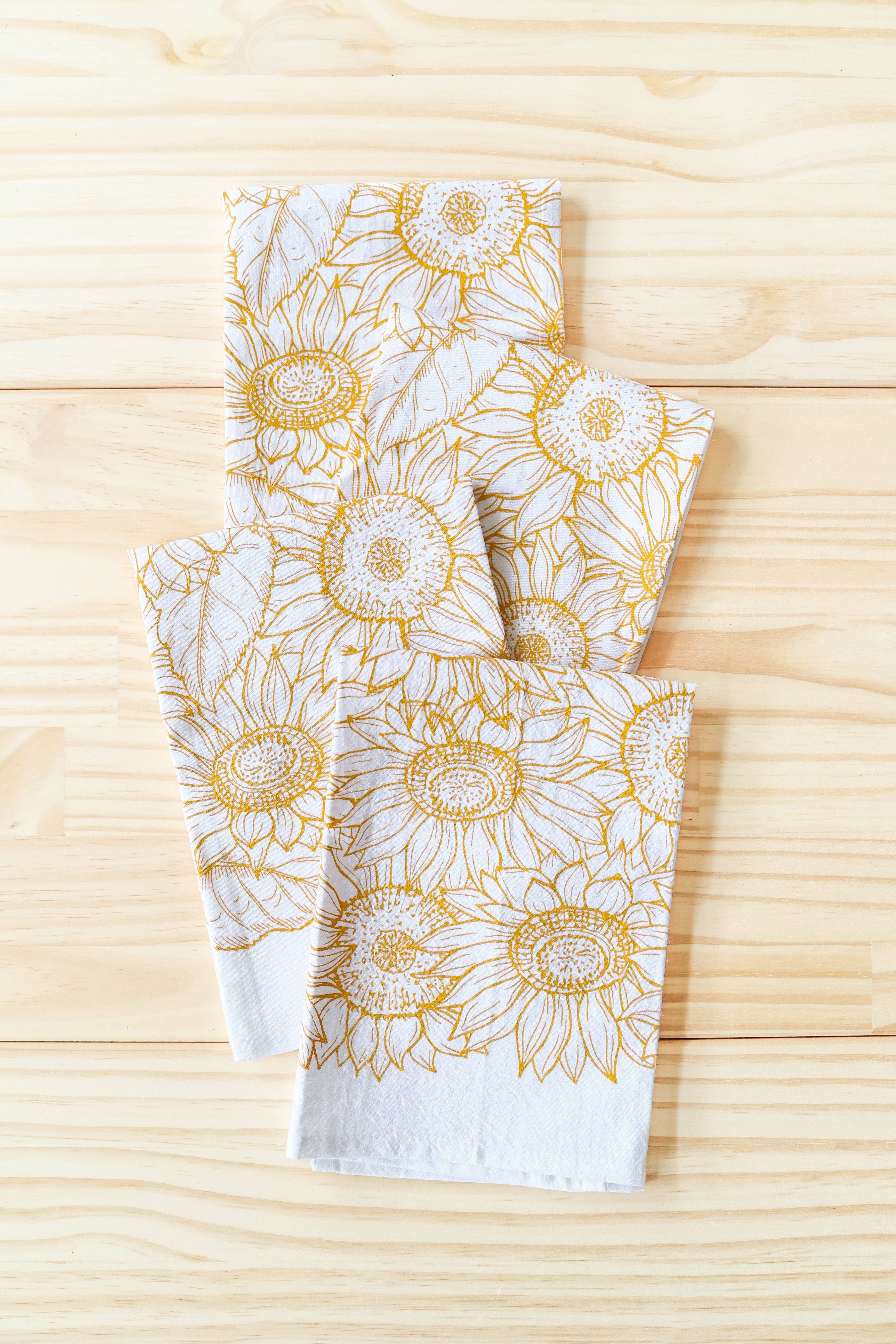 Highland Ridge  |  Handmade Home Decor – wholesale Dinner & cloth napkin – Sunflower Garden Napkins Set of 43