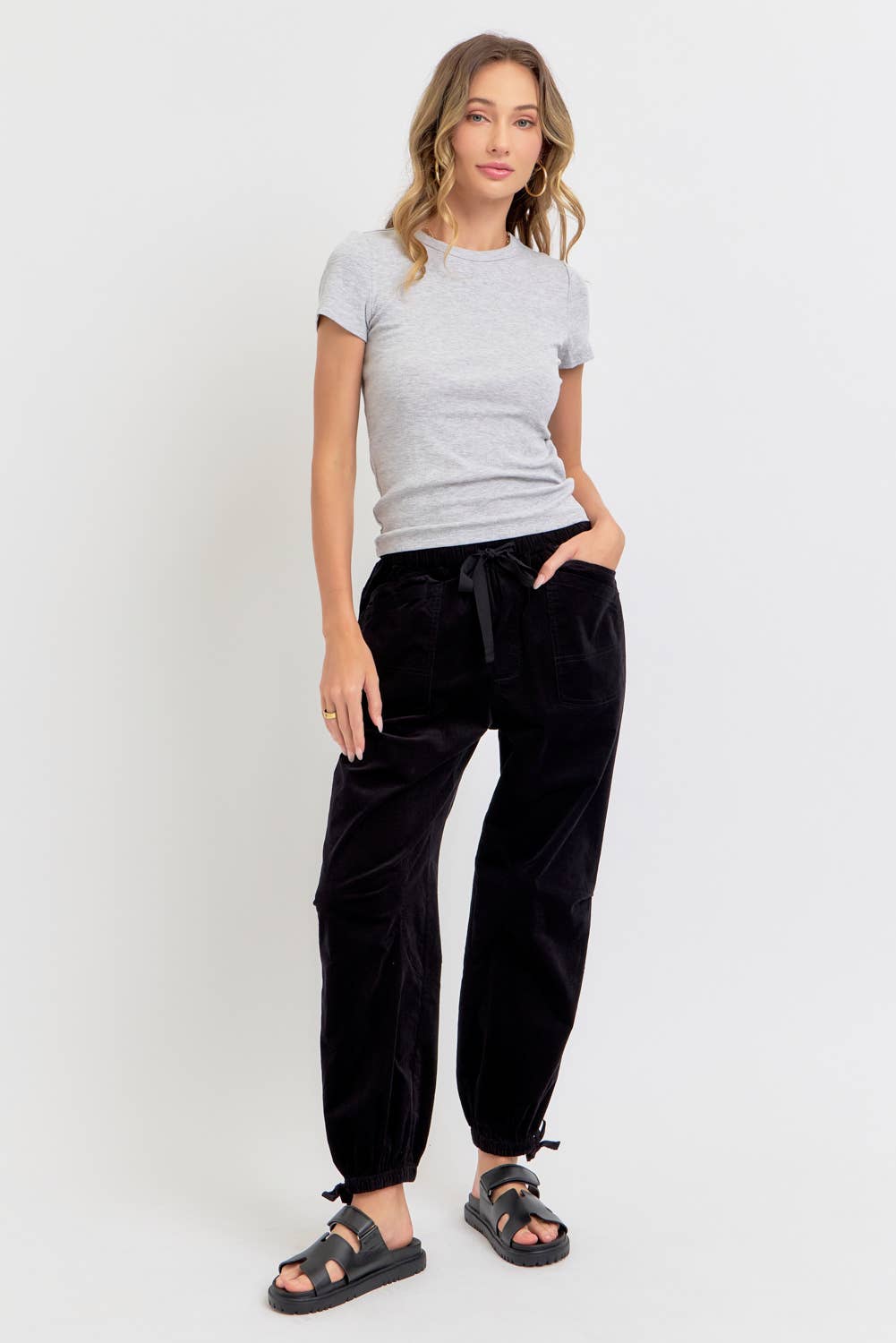 Sweet Lovely by Jen – wholesale Lounge Sweatpants/jogging bottoms – Women's – CORDUROY PULL-ON-PANTS/JOGGER32