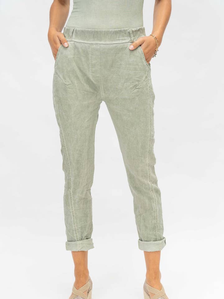 Jegging With Rope Belt for wholesale by Look Mode Usa