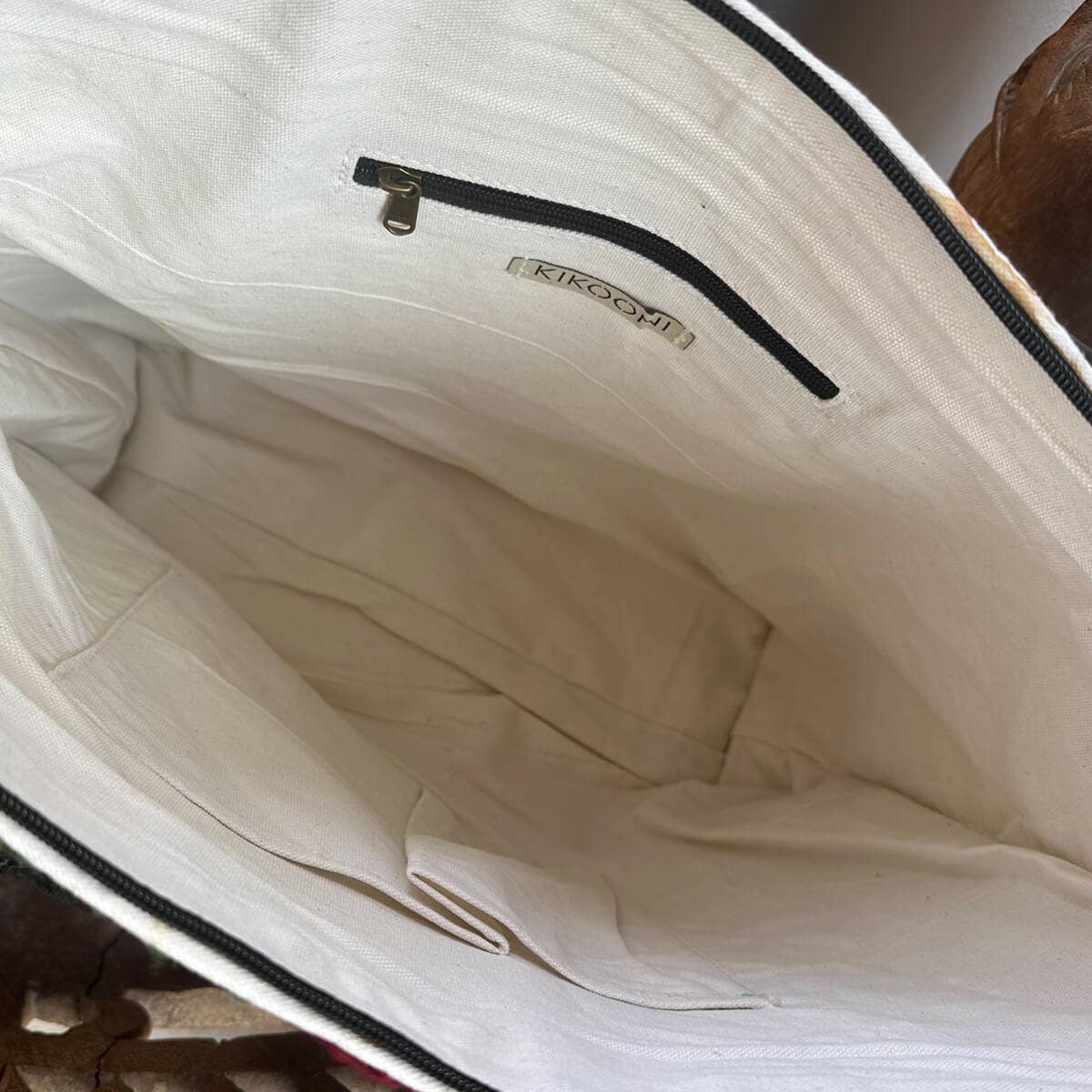 kikooni - Wholesale Weekender Bag - Women's - XL Weekender "Orange Check"6