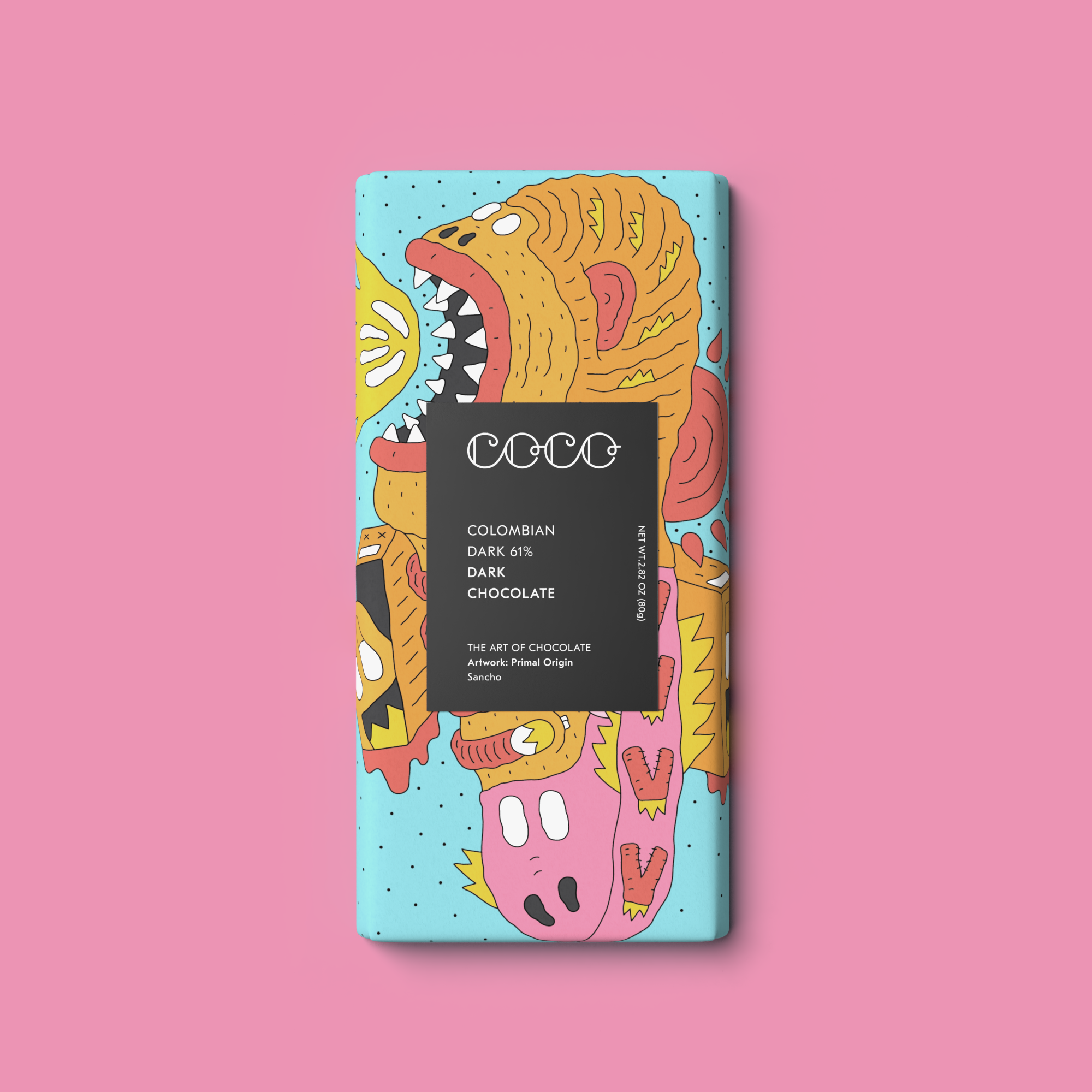 COCO Chocolatier [No duties when shipping to US!] - Wholesale Chocolate Bar - Colombian Dark Chocolate Bar 61% (Pack of 12)1