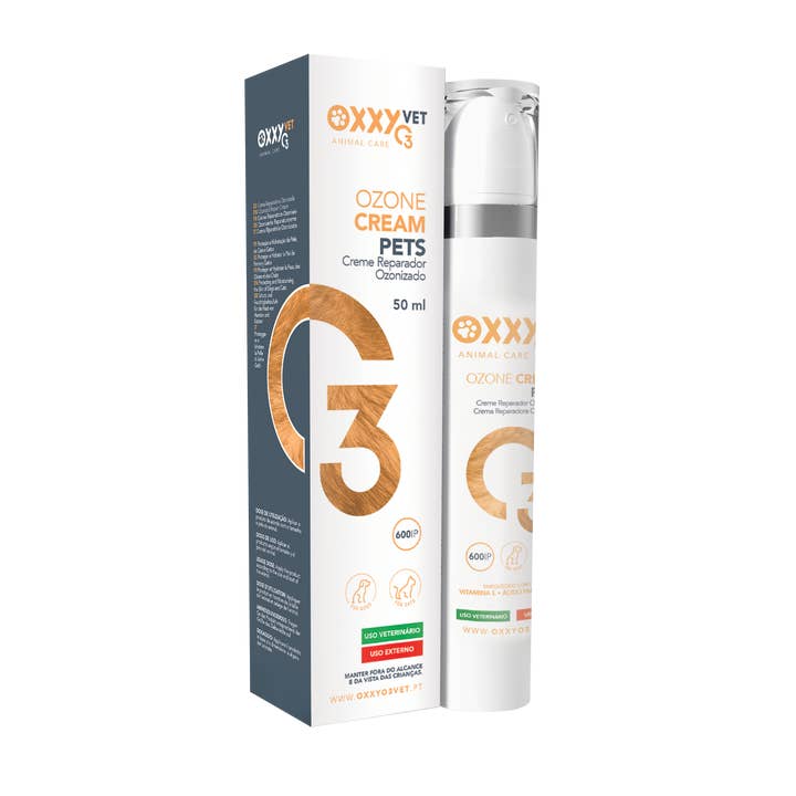 OxxyO3 VET – wholesale Tillbehör för rengöring av husdjur – Oxxy Vet Ozone Cream HUSDJUR Airless 50ml0