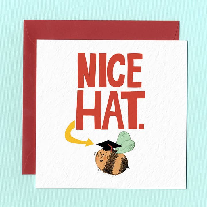 Nice Hat Bee for wholesale by Half Pint Print