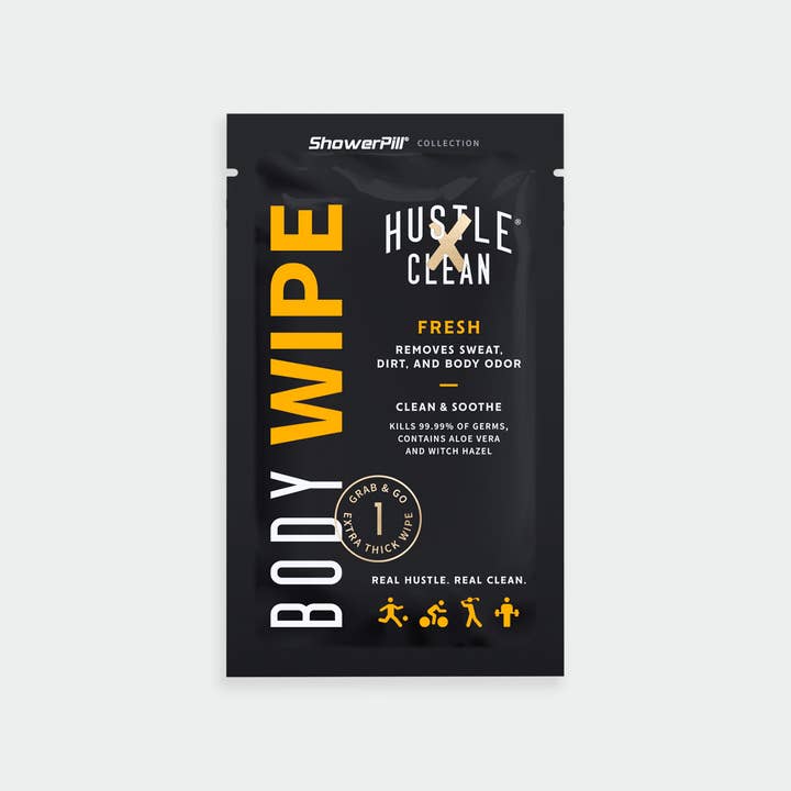 Hustle Clean - Wholesale Face & Body Wipes - Hustle Clean Fresh Body Wipes