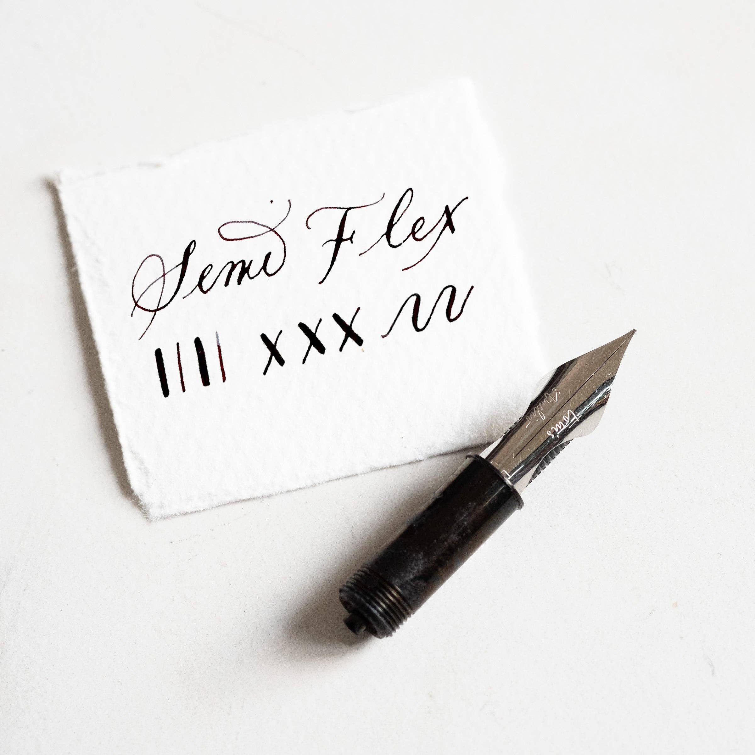 Tom's Studio - Wholesale Pen - Fountain Pen Nib - Extra Fine Semi-Flex (Stainless Steel)0
