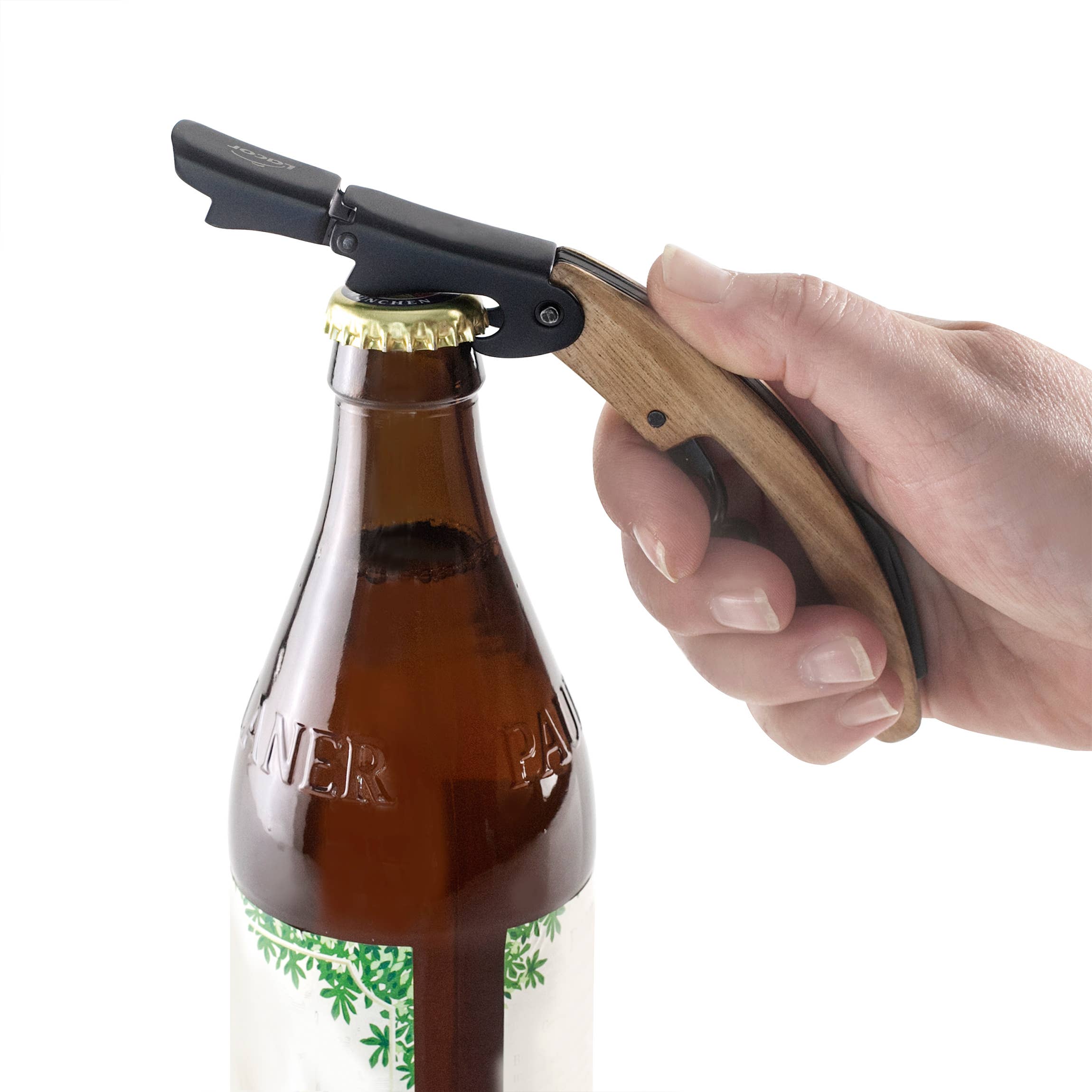 LACOR MENAJE PROFESIONAL S.L. - Wholesale Bottle/Wine Opener - Double Lever Wood Corkscrew5