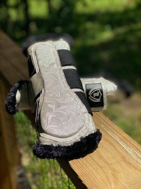 Tack of the Town - Wholesale Horseback Riding Gear - Flourish Brushing Boots1