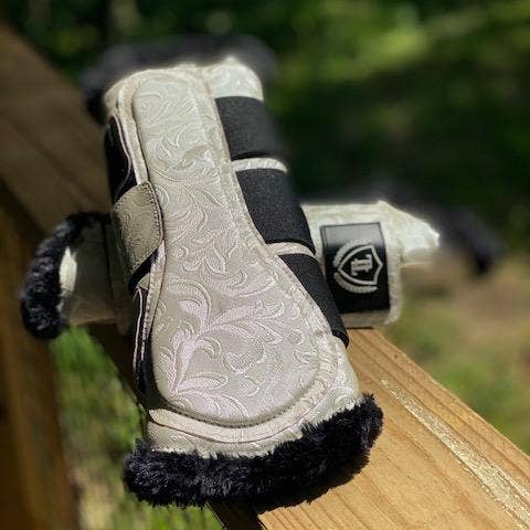 Tack of the Town - Wholesale Horseback Riding Gear - Flourish Brushing Boots1