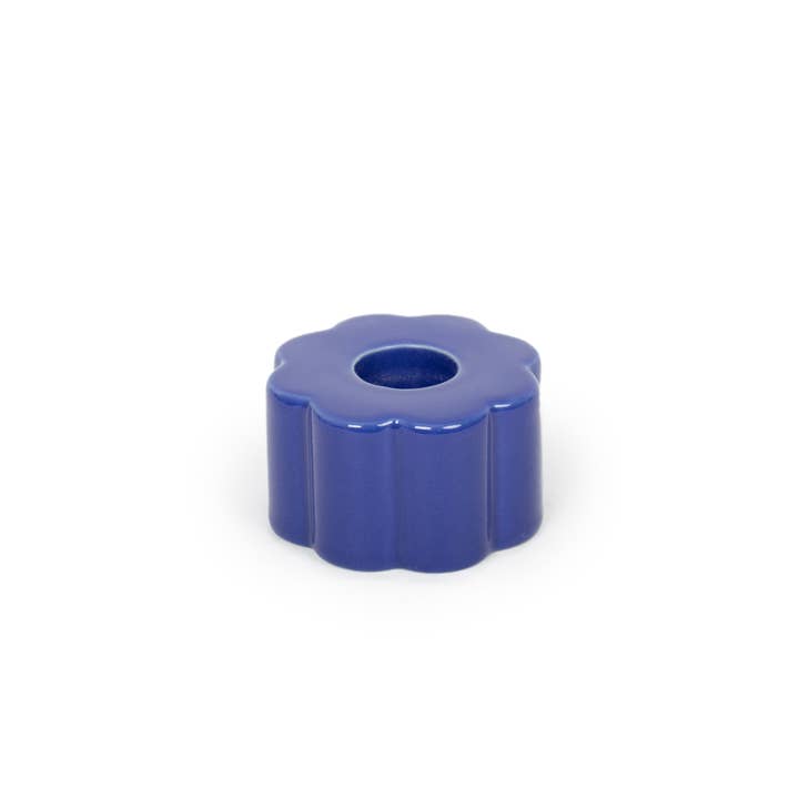 Helio Ferretti - Wholesale Candle Holder - BLUE FLOWER CANDLE HOLDER HF