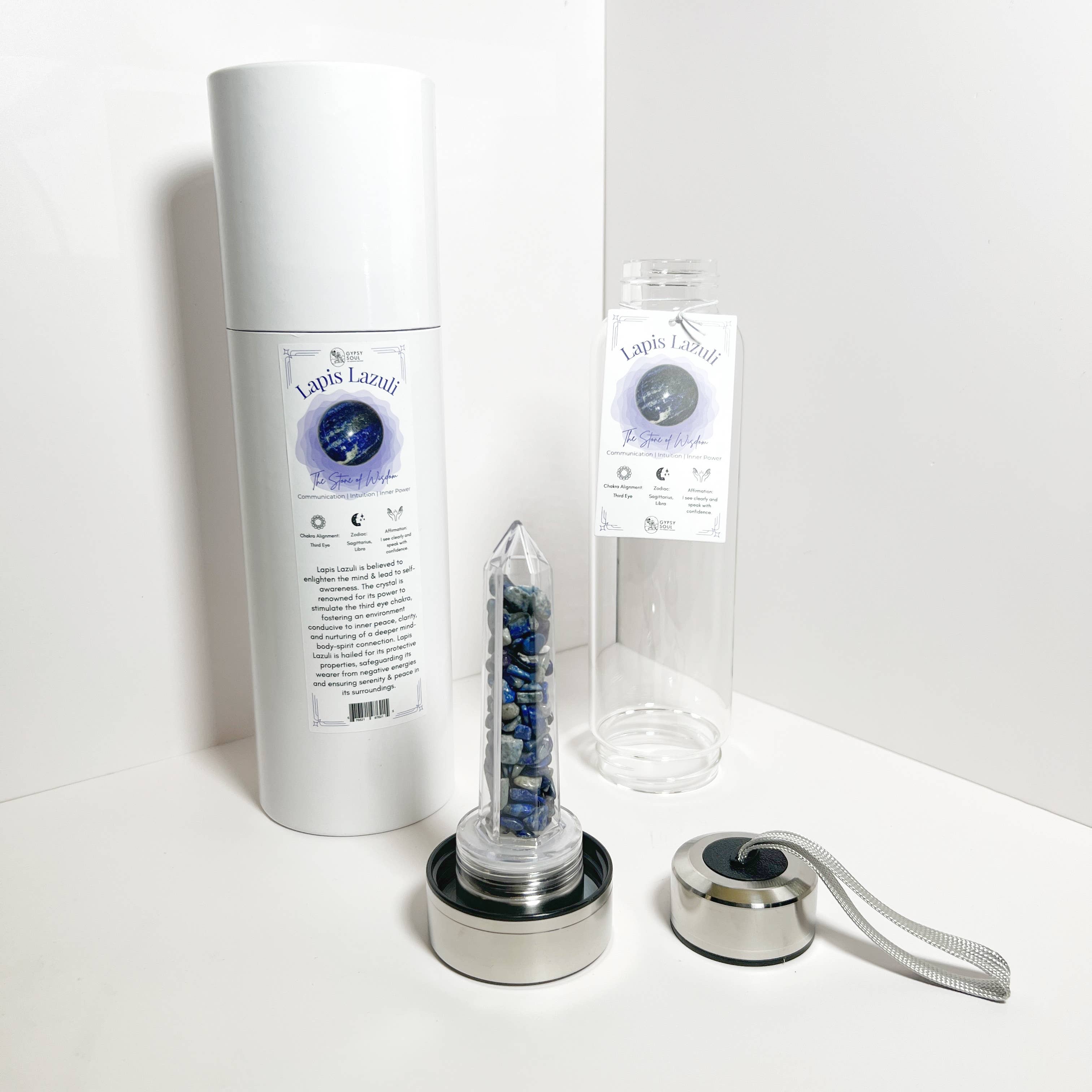 Gypsy Soul – wholesale Vattenflaska – Vattenflaska med kristallinfusion - 9 delar6