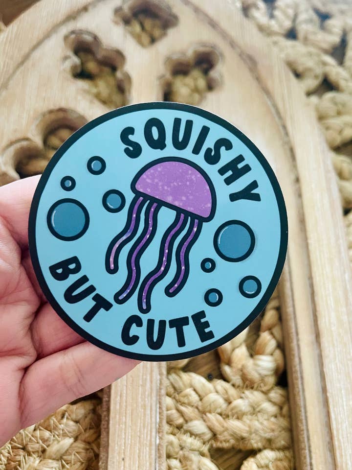 Squishy But Cute Vinyl Sticker for wholesale by Scents & Shenanigans Co